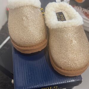 Polo by Ralph Lauren Gold Kids Moccasins